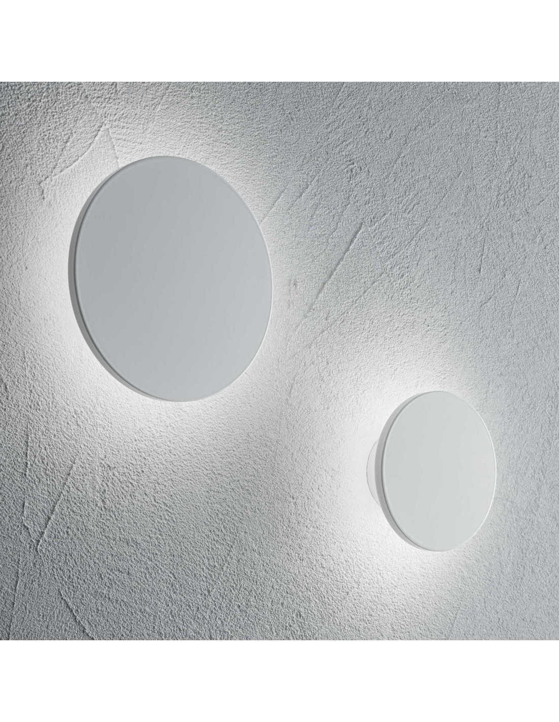 Sieninis Viestuvas Cover Round S White Ideal Lux Adma Lt