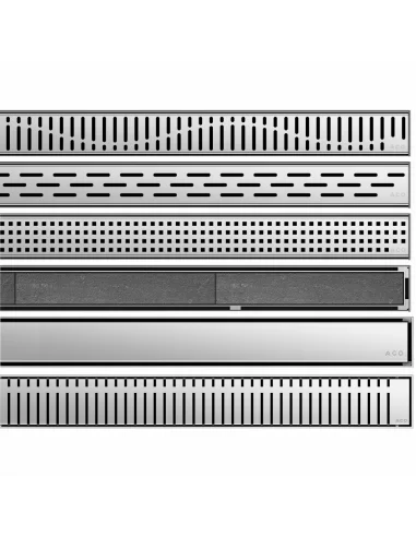 Showerdrain C vertikalus dušo latako korpusas 585-1185/92 flanšu ir grotelėmis, ACO