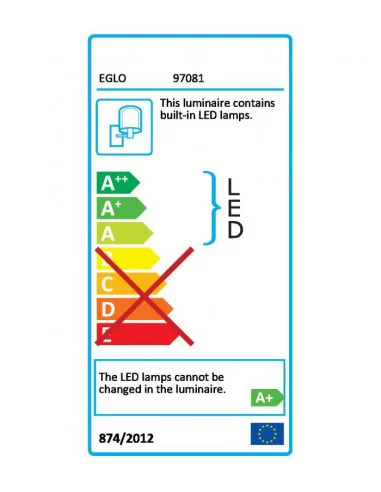 Šviestuvas LED sieninis Siderno, 7.4W, EGLO