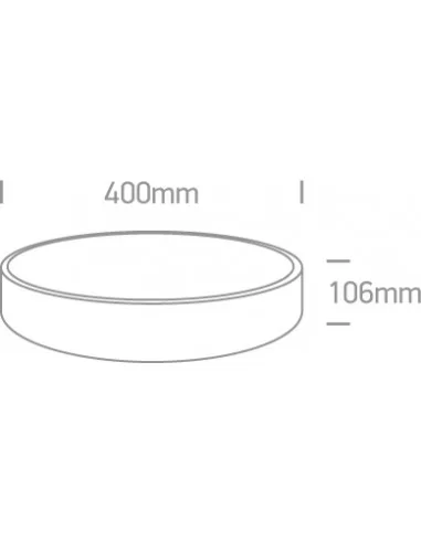 Virštinkinis šviestuvas, Baltas, 62125D/W/C, ONE LIGHT