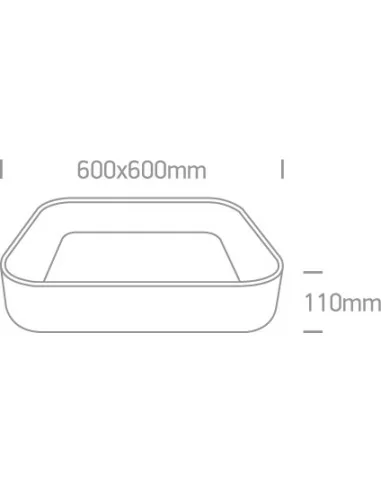 Virštinkinis šviestuvas, Baltas, 62142NA/W/W, ONE LIGHT