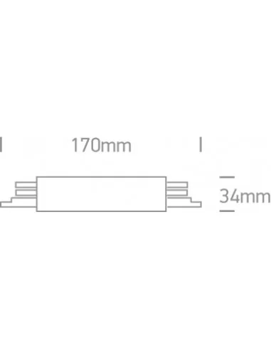 41010A/B Juoda jungtis, ONE LIGHT