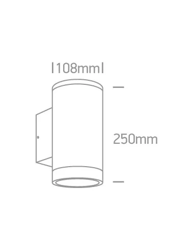 Virštinkinis sieninis šviestuvas, Baltas, 67400E/W, ONE LIGHT