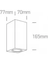 Virštinkinis sieninis šviestuvas, Pilkas, 67426A/G, ONE LIGHT