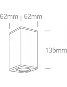 Virštinkinis šviestuvas, Baltas, 67130DD/W, ONE LIGHT