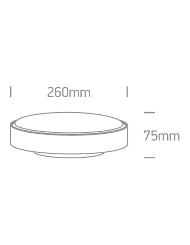 Virštinkinis šviestuvas, Baltas, 67280N/W/C, ONE LIGHT