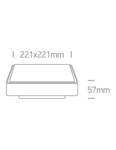 Virštinkinis šviestuvas, Pilkas, 67282N/G/W, ONE LIGHT