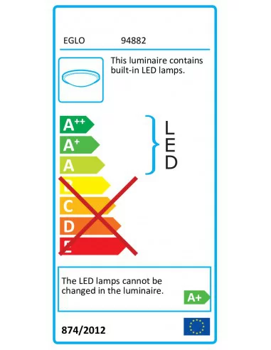 Šviestuvas LED sieninis Wasao 1, 2x5.4W, EGLO