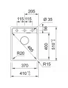 Plautuvė MARIS „Fragranite“ MRG 610-37A, akmens pilka, FRANKE