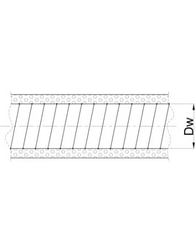 Ortakis lankstus izoliuotas MOIZO FI D165 (10m)