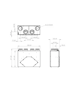 Rekuperatorius VEKO 250 PREMIUM, PRODMAX