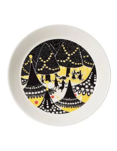 Lėkštės 2 vnt. Moomin 19cm Yellow & Hurray! , Muumi