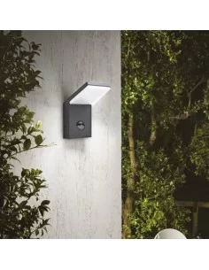 Sieninis LED šviestuvas su judesio davikliu style ap sensor anthracite 3000k, Ideal lux