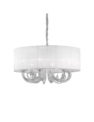 Pakabinamas šviestuvas swan sp6 white, Ideal lux