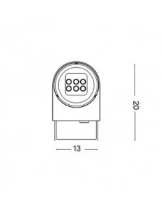 Prožektorius LED ulex 15w source, Ideal lux