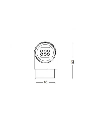 Prožektorius LED ulex 15w source, Ideal lux