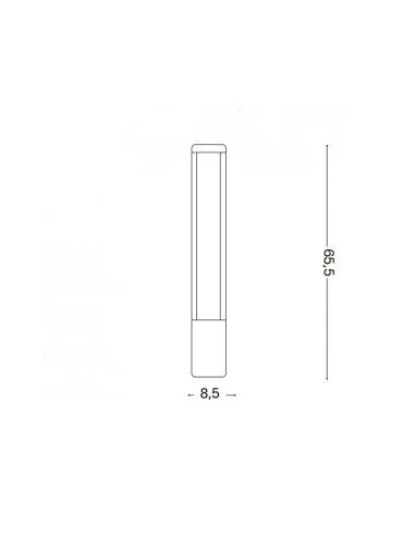 Pastatomas LED šviestuvas tifone-1 pt, Ideal lux