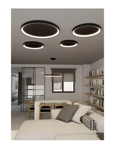 Lubinis LED dimeriuojamas šviestuvas grace d58 4000k black, dali, ACB design