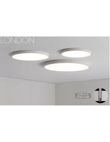 Lubinis LED dimeriuojamas šviestuvas london white d40 3000k dali/push, ACB design