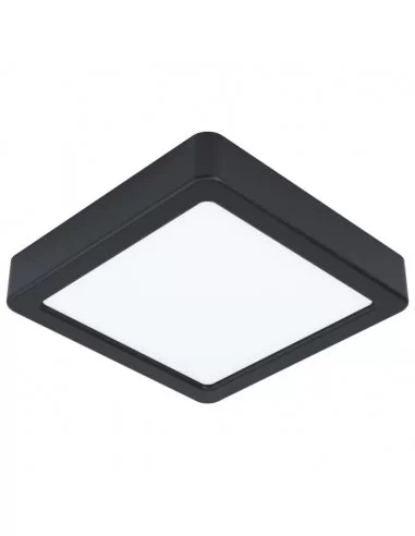 Lubinis LED šviestuvas fueva 5 black 10.5w 4000k ip20, EGLO