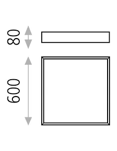 Lubinis LED šviestuvas munich white m, ACB design