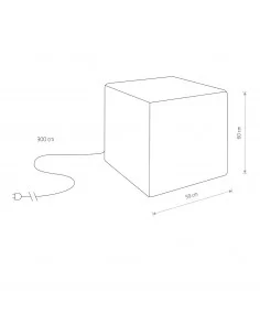 Pastatomas šviestuvas cumulus cube l, Nowodvorski