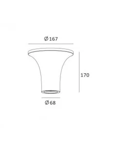 Lubinis Šviestuvas Tube, Light plan