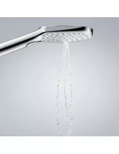 Dušo galva RAINDANCE Select E 120 3 jet balta/chromas, HANSGROHE