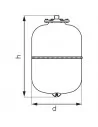Išsiplėtimo indas vandeniui 5-35 litrų, pakabinamas, Ferro