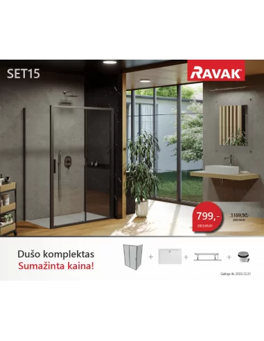 Dušo kabinos komplektas SET 15, RAVAK