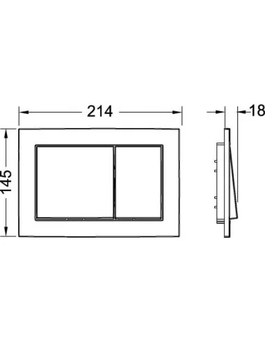 Pakabinamo unitazo Laufen Pro Rimless komplektas su TECE potinkiniu rėmu ir nuleidimo plokštele