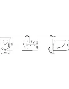 Pakabinamo unitazo Laufen Pro Rimless komplektas su TECE potinkiniu rėmu ir nuleidimo plokštele