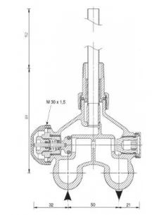 Pajungimo mazgas gyvatukui VUA-50, Herz