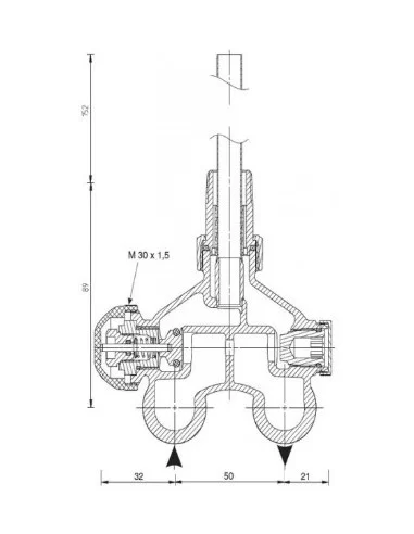 Pajungimo mazgas gyvatukui VUA-50, Herz