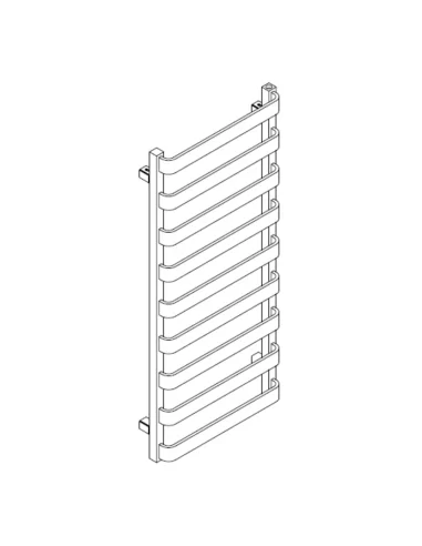 Elektrinis rankšluosčių džiovintuvas WIX MOA 1110x500 mm, Terma