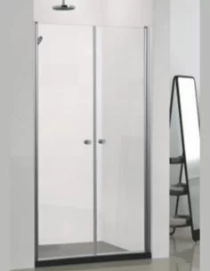 Dušo durys dviejų varčių, 800 x 1950, Luga Nova