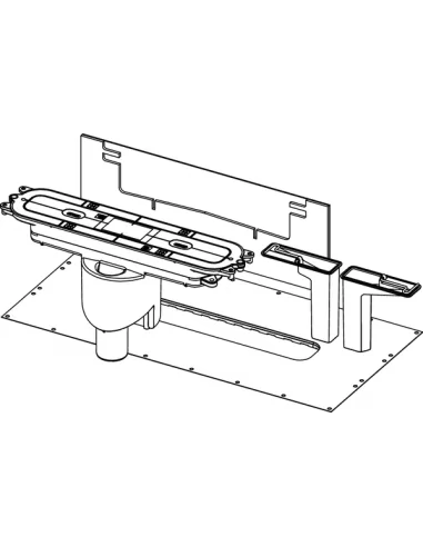 TECEdrainprofile sifonas, vertikalus, DN 50