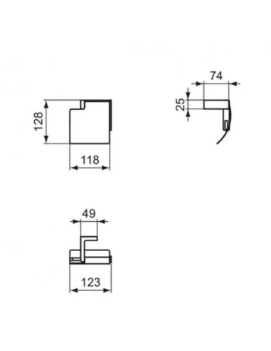 WC popieriaus laikiklis CONCA, IDEAL STANDARD T4496AA