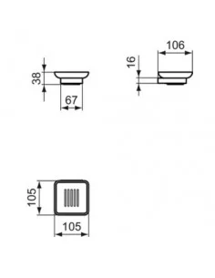 Muilinė CONCA , IDEAL STANDARD T4508AA