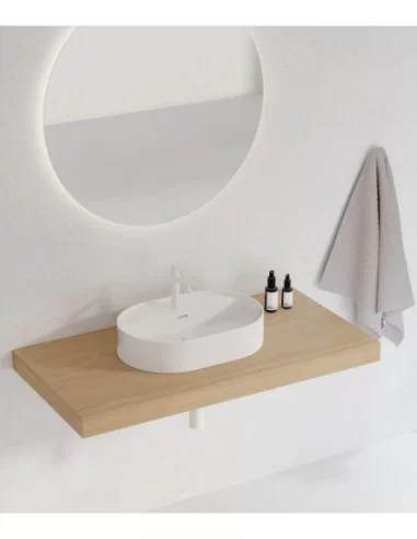 Keraminis praustuvas Ceramic Slim Shelf O, Balta, RAVAK