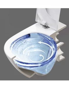 Unitazas pakabinamas Subway 3.0 TwistFlush su CeramicPlus danga ir SoftClose dangčiu, Villeroy&Boch