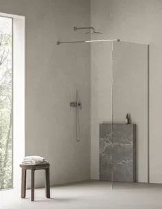 Dušo sienelė Walk-In Air Wall 90-120cm, RAVAK