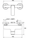 Dušo maišytuvas Flat, 150 mm, RAVAK